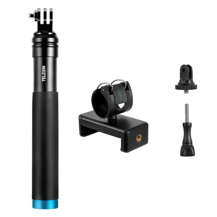 GẬY CHỤP HÌNH CHO GOPRO VÀ ACTION CAM TELESIN NEW 2023- HÀNG NHẬP KHẨU