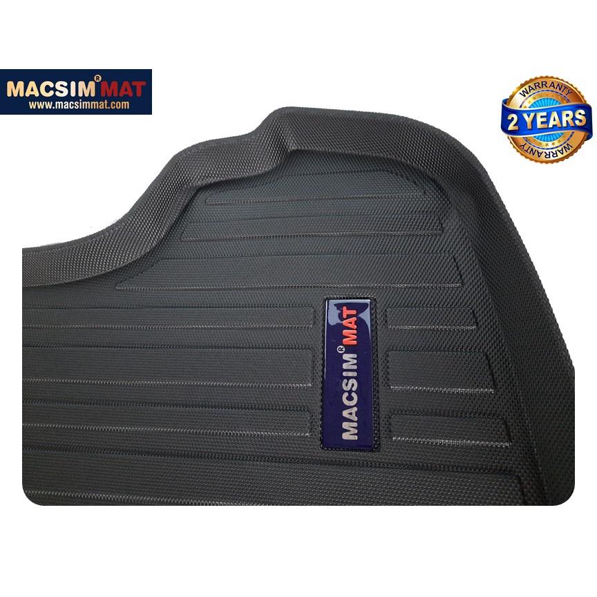 Thảm lót cốp xe ô tô Kia K3 2013-2017 nhãn hiệu Macsim hàng loại 2