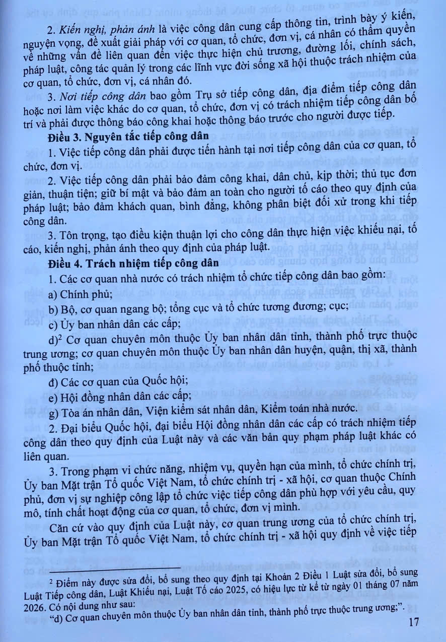 Luật Tiếp Công Dân; Luật Khiếu Nại; Luật Tố Cáo Và Luật Thanh Tra, Hệ Thống Các Văn Bản Quy Định Chi Tiết Thi Hành