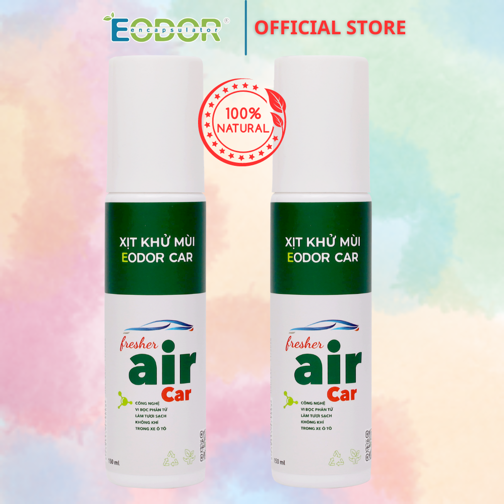 Xịt khử mùi Ô tô cao cấp EODOR CAR 150ml, Công nghệ vi bọc phân tử