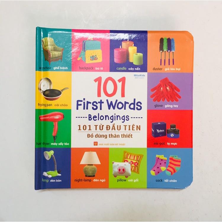Sách – 101 First Words 101 Từ Đầu Tiên  - Thực vật - Động vật - Giao thông - Đồ dùng thân thiết - Bảng chữ cái - Hình dạng màu sắc