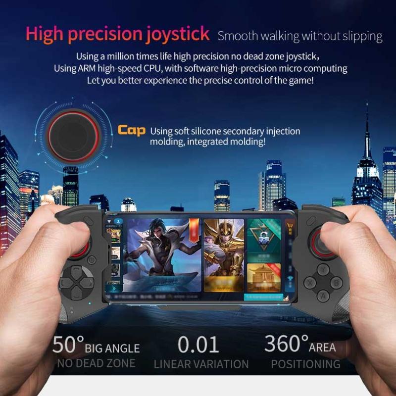 Tay Cầm Chơi Game Bluetooth MOCUTE 060/060F Dành Cho Điện Thoại Android IOS 13.4  PC Hỗ Trợ MFi Chơi Game Pubg ff Cần Điều Khiển Kính Thiên Văn Thông Minh- Hàng Chính Hãng