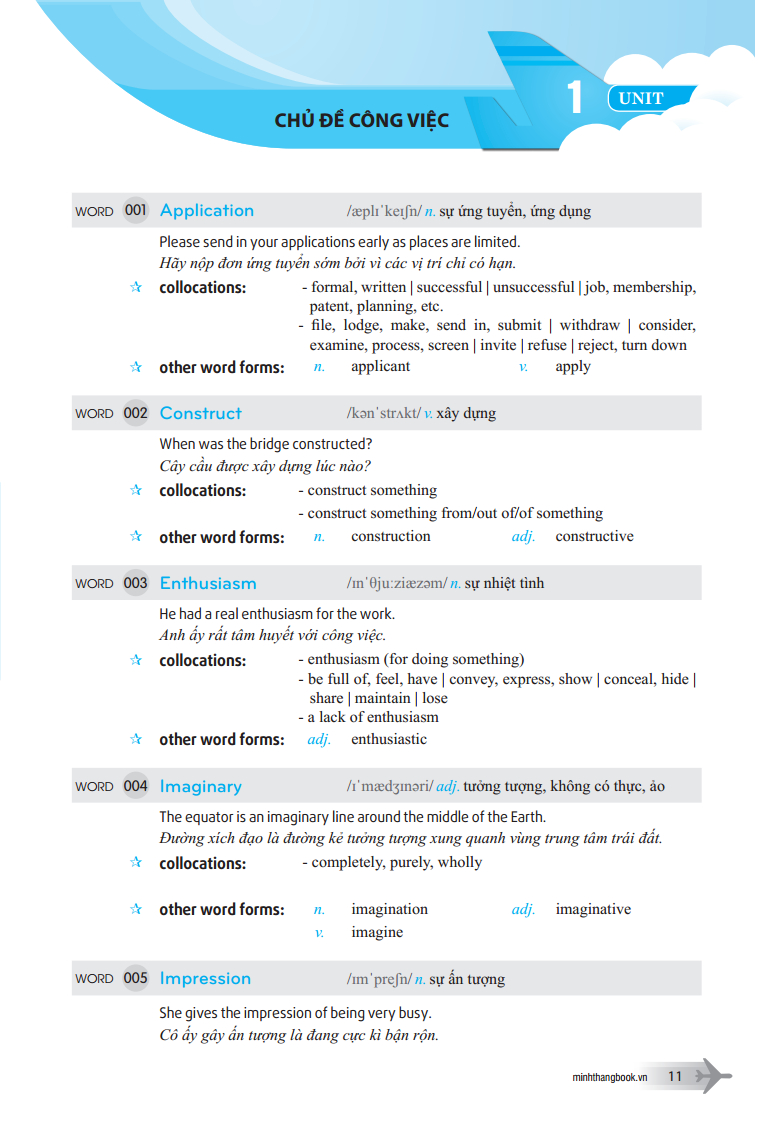Sách Chinh Phục Từ Vựng Tiếng Anh Dùng Cho Học Sinh Thi THPT Quốc Gia Và Sinh Viên Các Trường Đại Học, Cao Đẳng