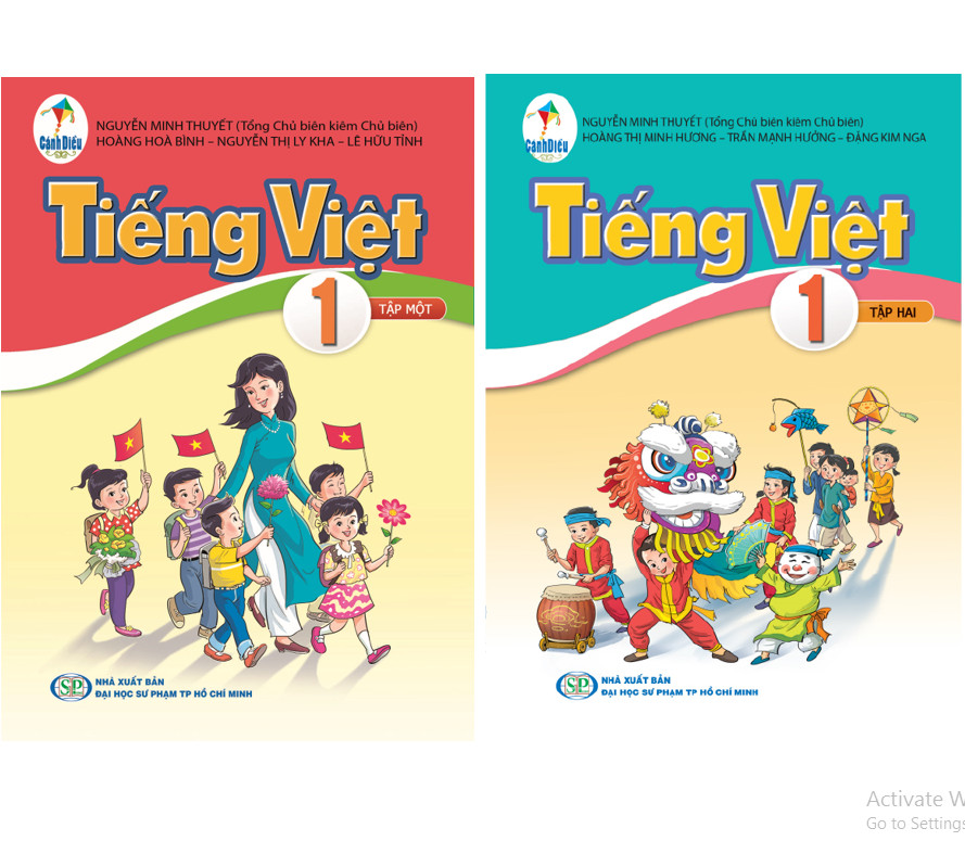 Sách - Combo 2 cuốn  SGK Tiếng việt 1 Cánh Diều (tập 1+ 2)