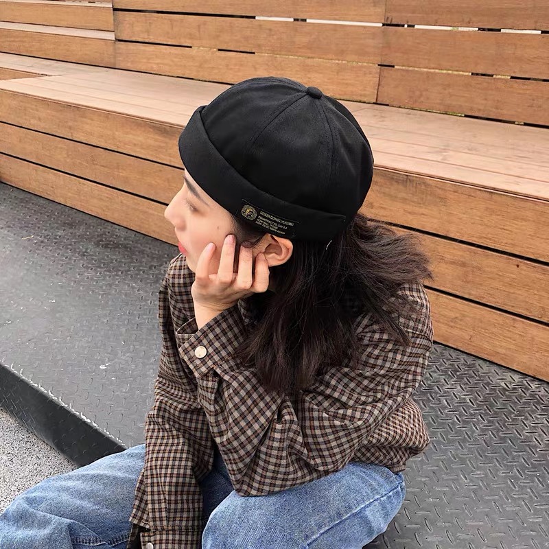 Mũ Nồi Beret, Nón Beanie, Mũ Tròn Nữ Nam Không Vành Cực Kỳ Phong Cách MD09