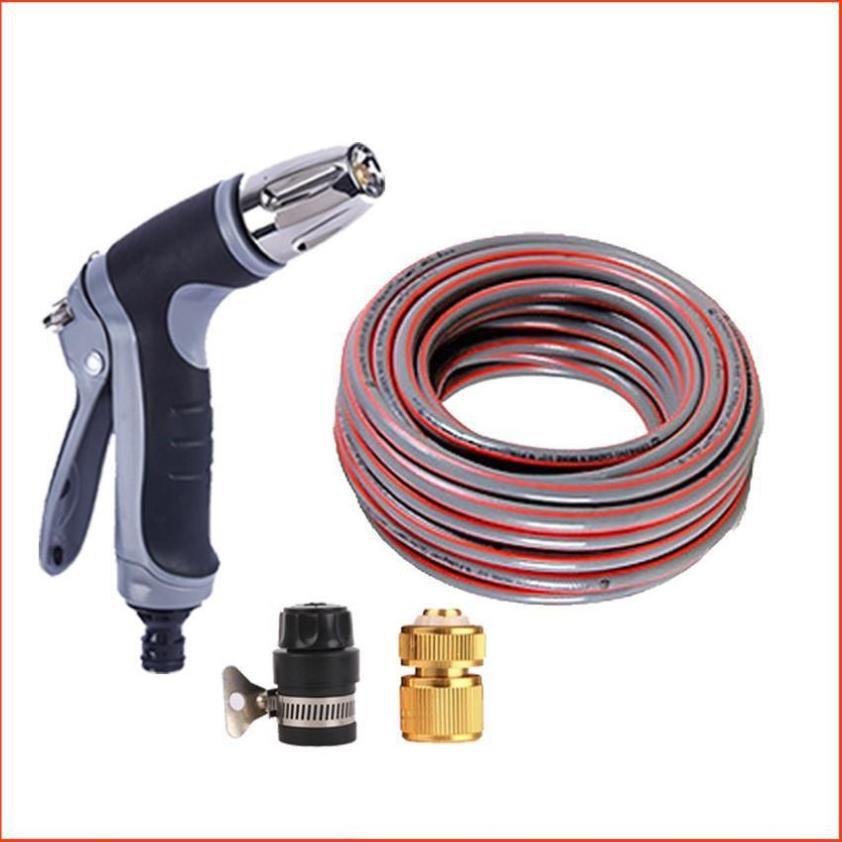 Bộ dây và vòi xịt tăng áp rửa xe tưới cây 15M 206817