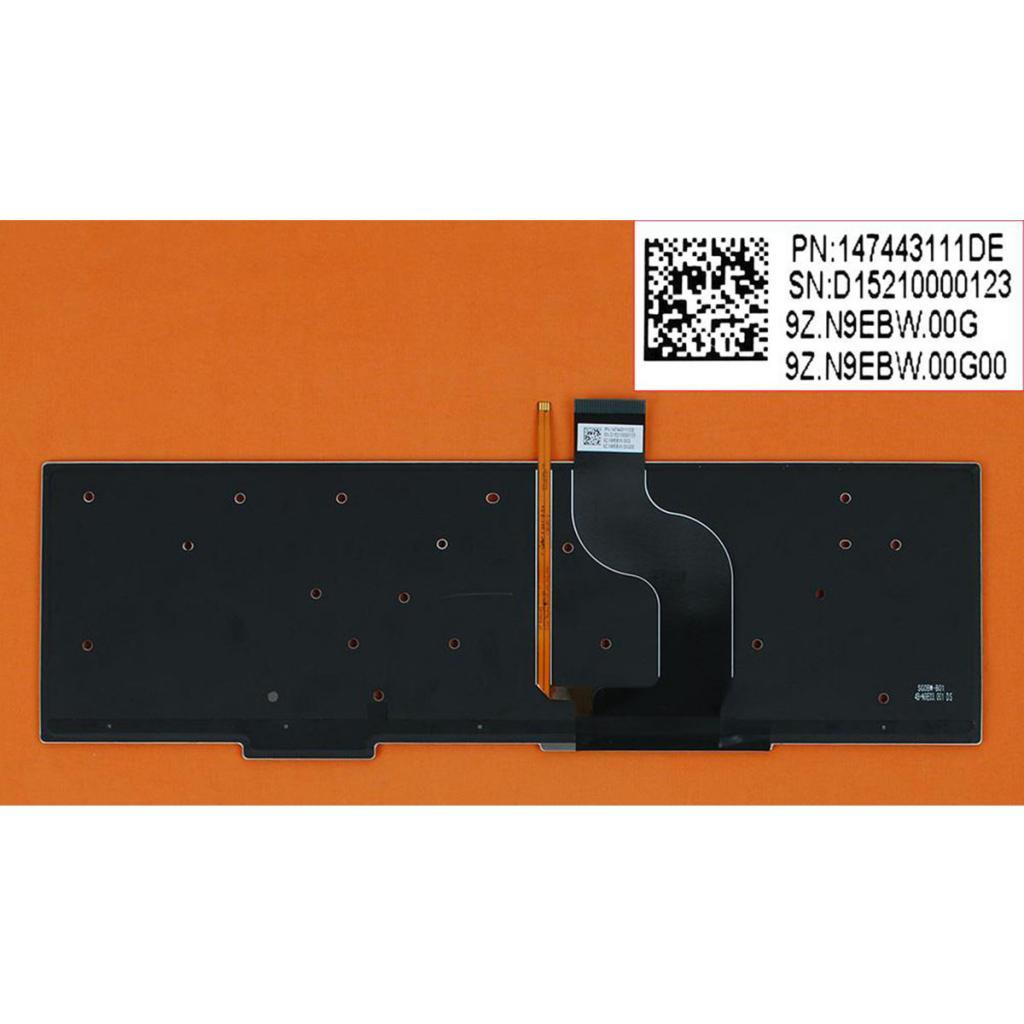 Black German Layout Keyobard w/ Backlit Frameless for Sony Vaio svt15 Laptop