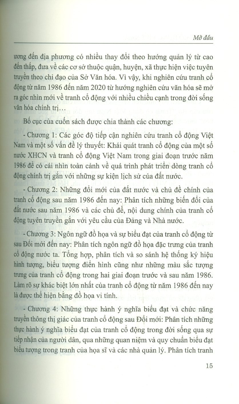 Tranh Cổ Động Việt Nam Sau Năm 1986 Từ Góc Nhìn Văn Hóa (Sách chuyên khảo)