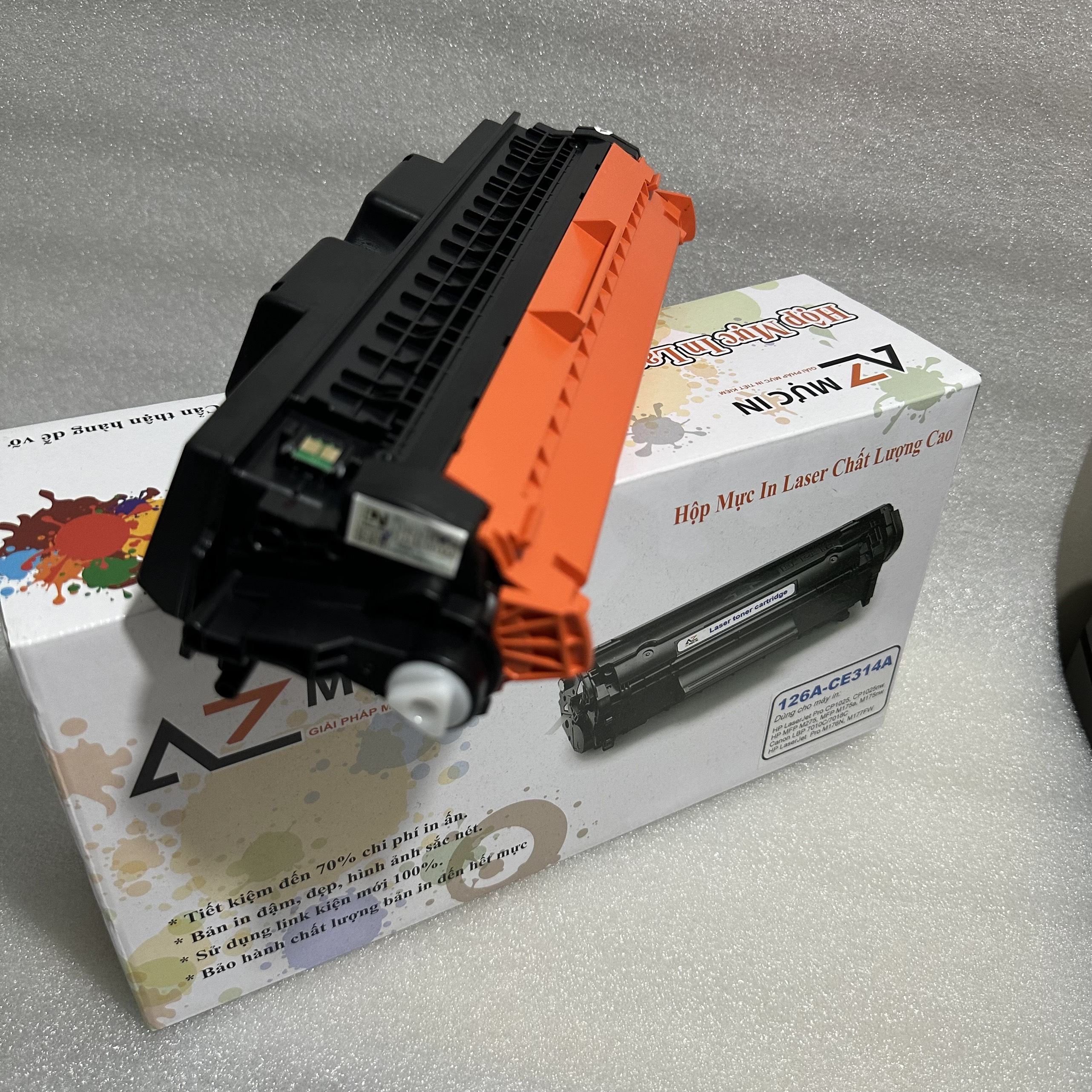 Cụm drum (Trống) AZ 126A CE314A Dùng cho máy in HP CP1025, HP M176N, M177FW, Canon LBP 7018C, 7010C - Hàng chính hãng