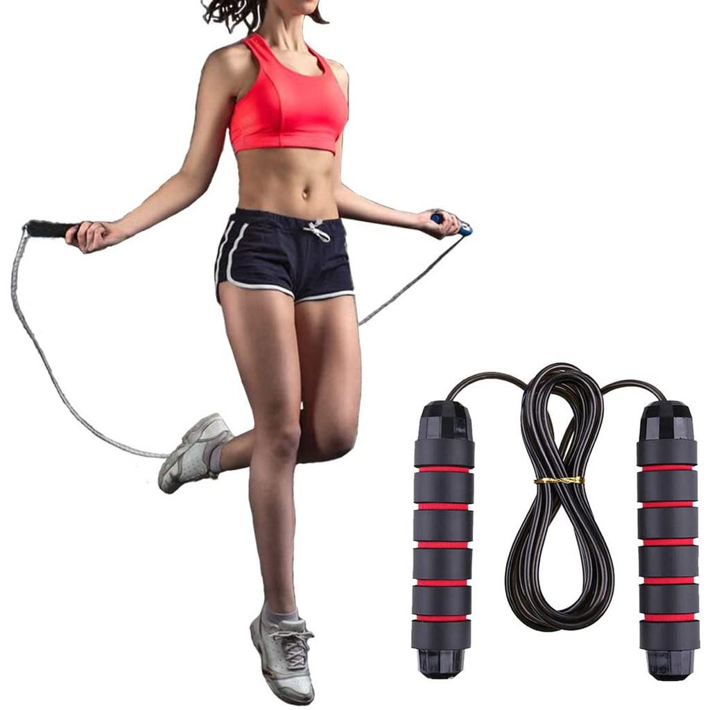 Dây nhảy dây giảm cân SPORTY tập thể thao TS36 thể lực giảm cân giảm mỡ bụng, lõi thép siêu bền