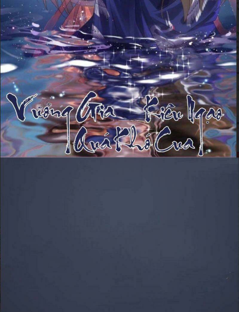 vương gia kiêu ngạo quá khó cua chapter 0 2