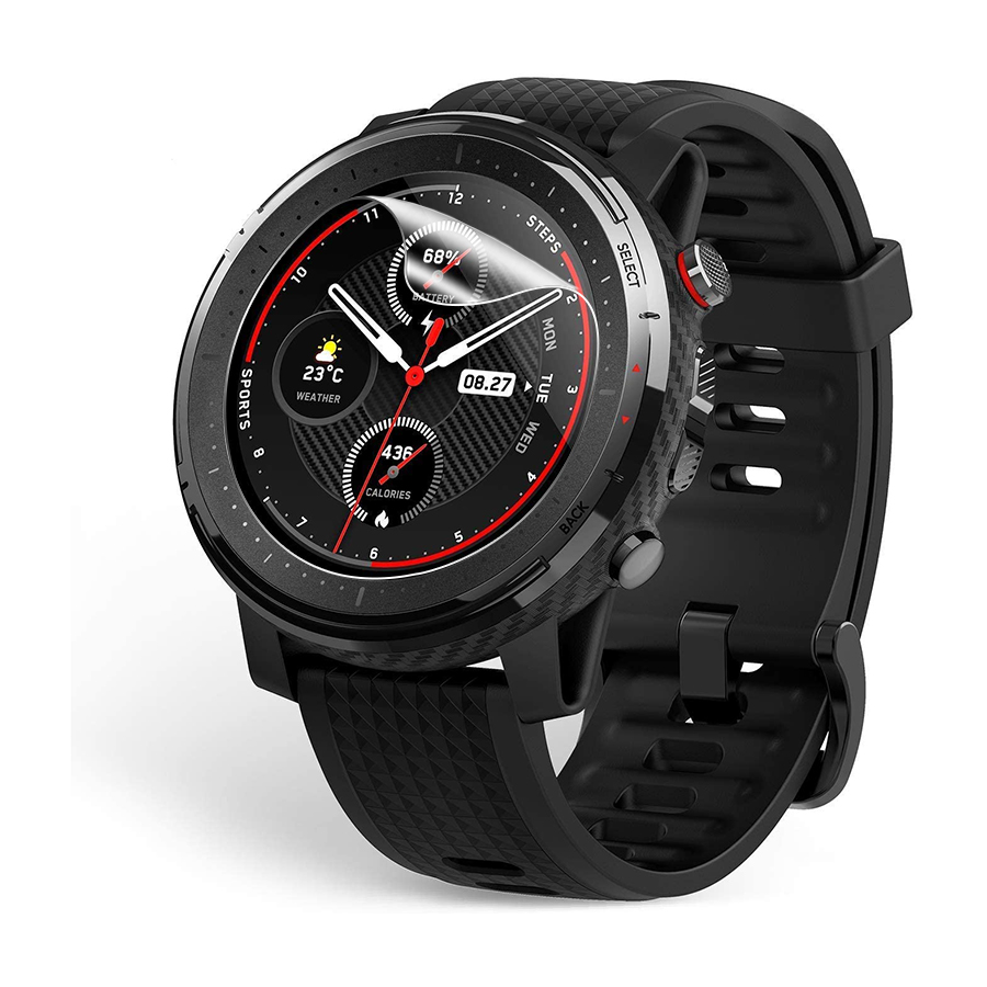 Miếng Dán Màn Hình Mặt Trước PPF Dành Cho Huami Amazfit Stratos 1/2/3 - Handtown - Hàng Chính Hãng