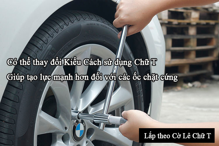 Cờ Lê Lắp Chéo, Chữ T dùng Tháo Lốp Ô Tô, Xe Hơi