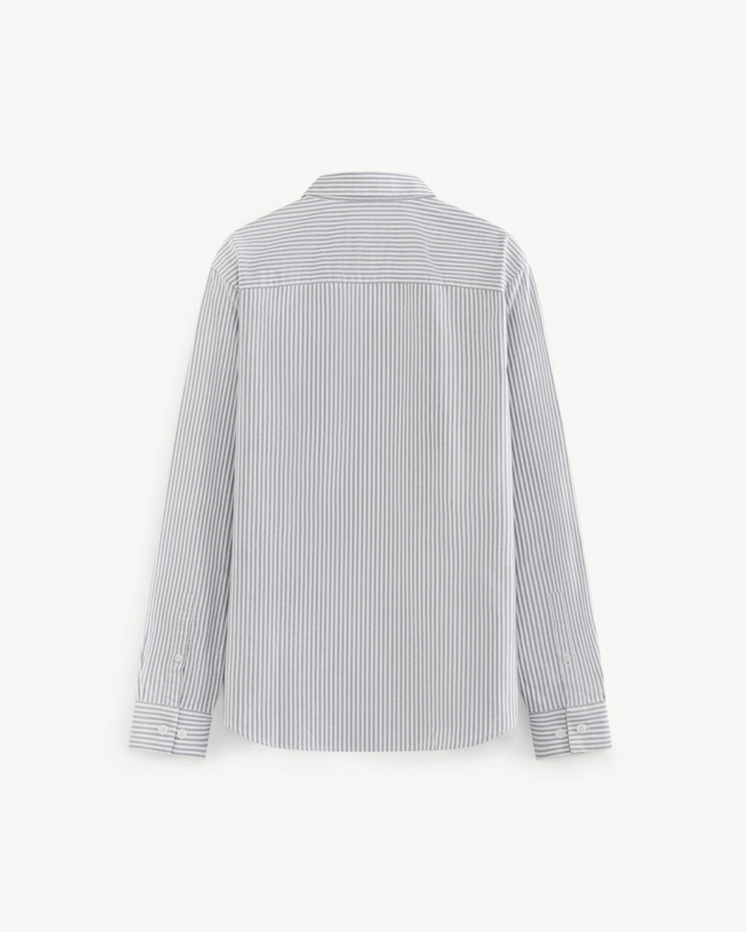 Áo sơ mi sọc ROUTINE chất liệu oxford form Fitted (2 màu) - 10S24SHL020 | LASTORE MENSWEAR