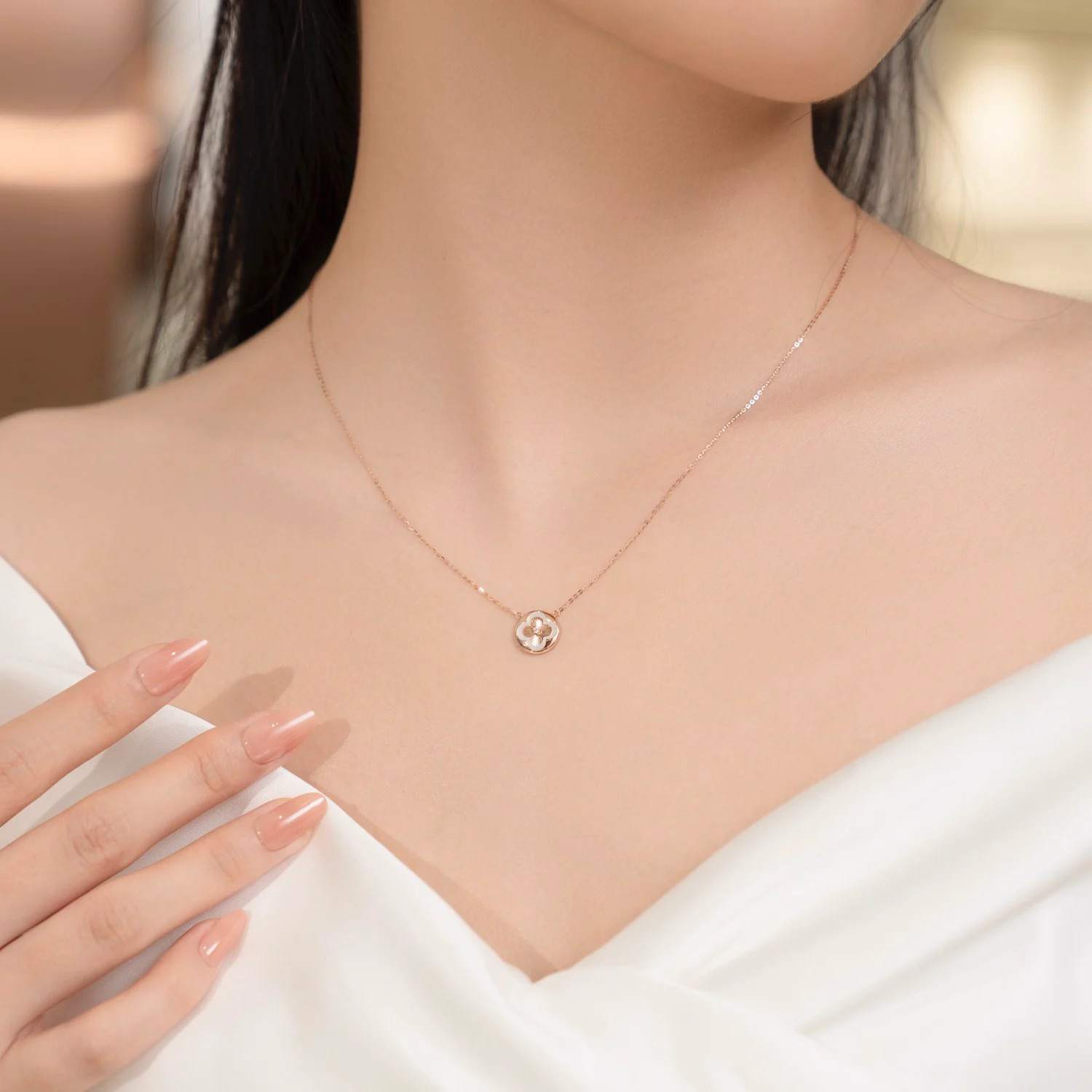 Dây Chuyền Vàng 18K DCZ004 Huy Thanh Jewelry