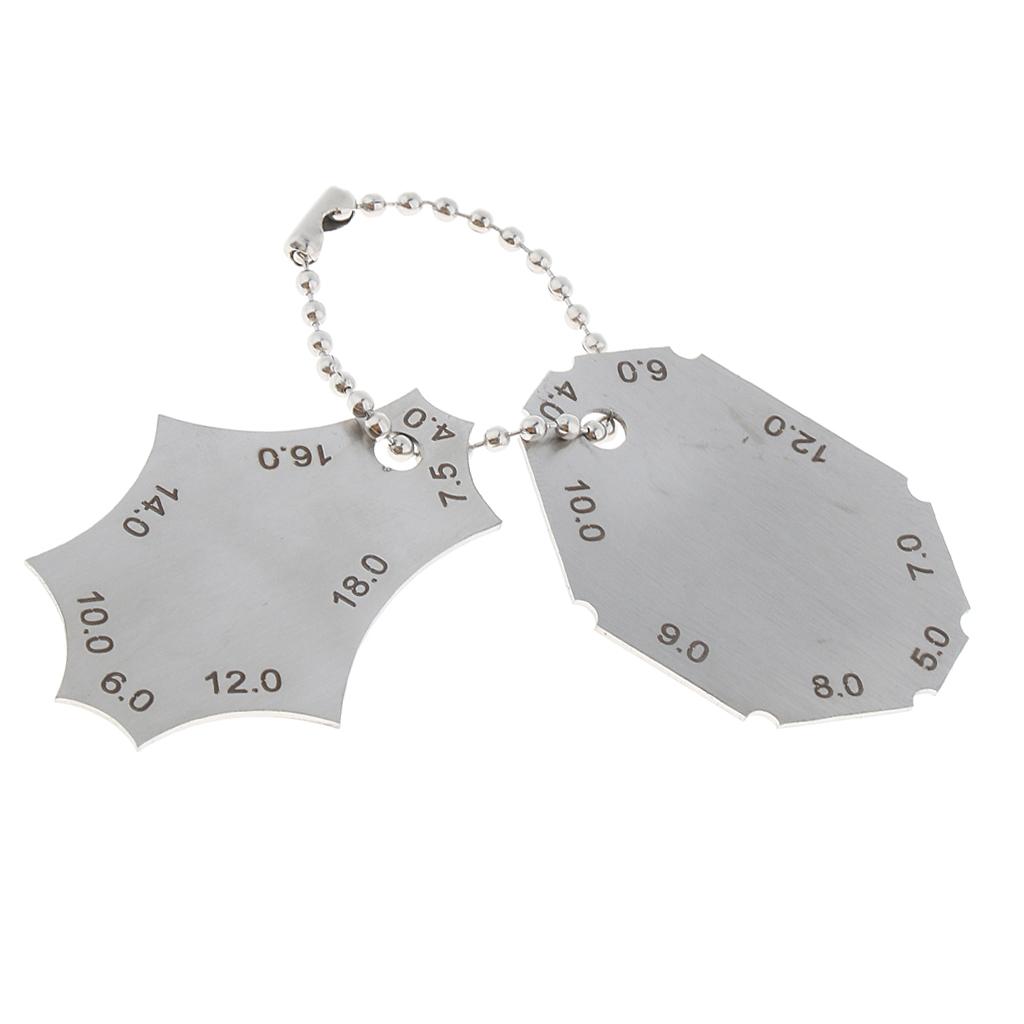 Bỏ Túi 2 Gage Hàn Đường May Kiểm Tra Đồng Hồ Đo Kiểm Tra Ulnar Thước Đồng Hồ Đa Chức Năng