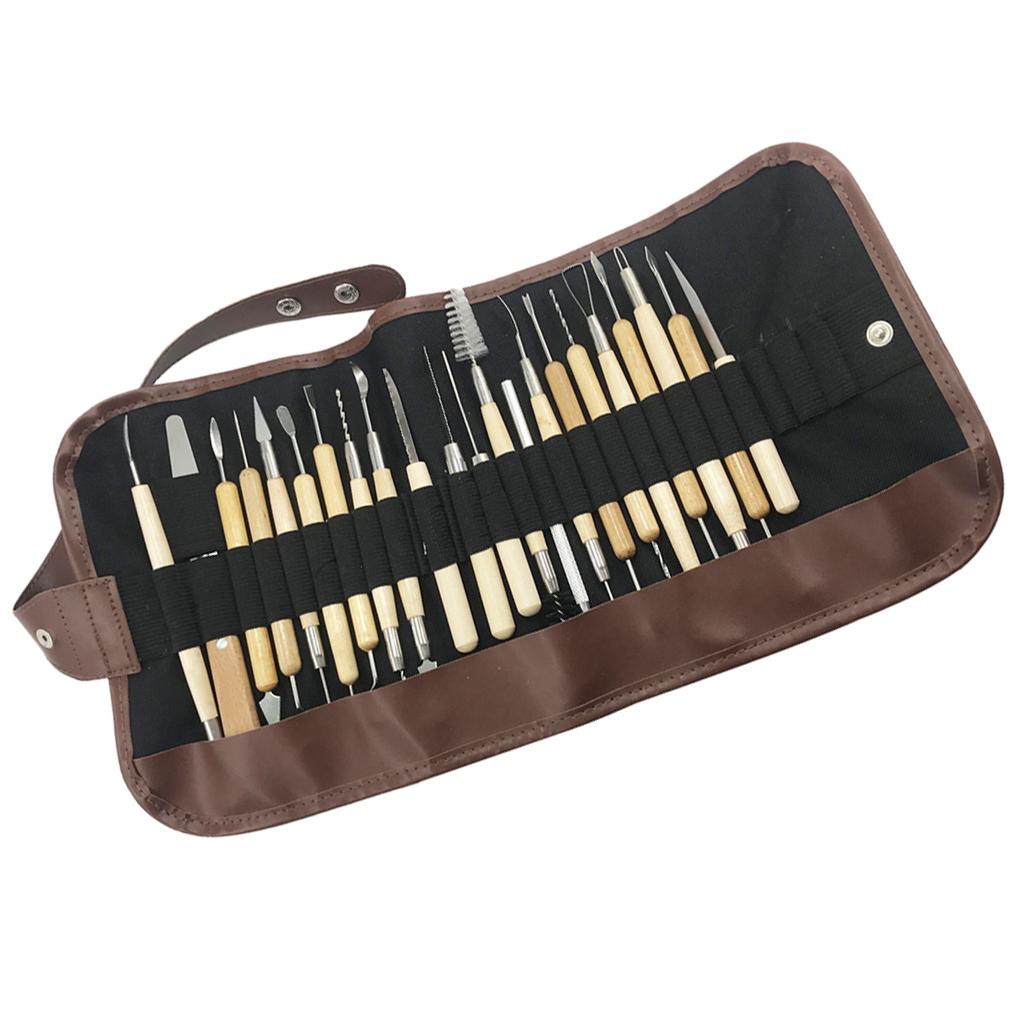 22x Clay Sculpting Wax Carving Pottery Tools Polymer Ceramic Modeling Tools