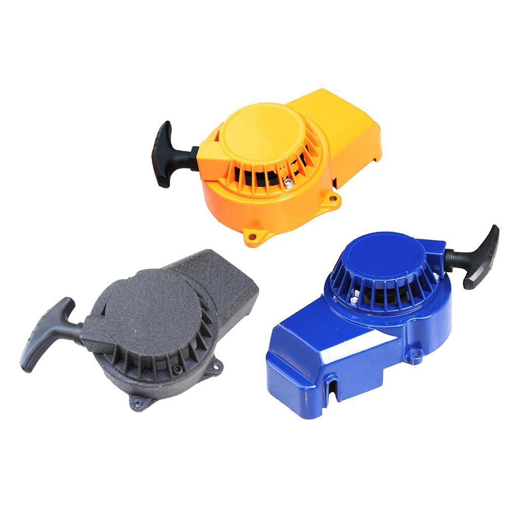 Aluminum Pull Start Starter Replacement for 43cc 47cc 49cc 2-Stroke Engine Motorized Bicycle Scooters Dirt Bike
