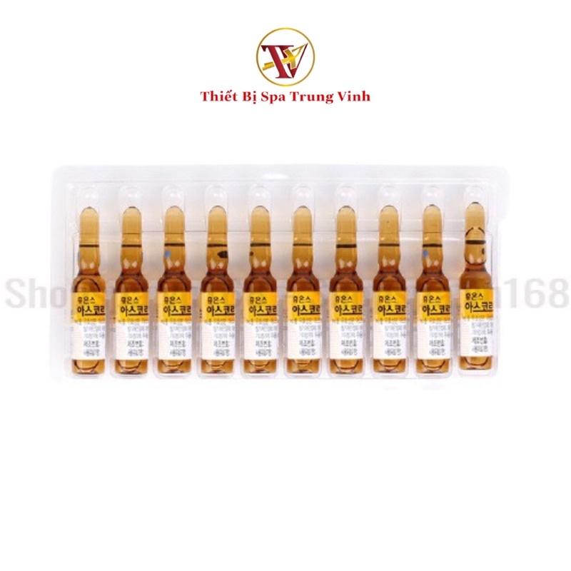 Vỉ 10 Ống Vitamin C Houns Hàn Quốc Cấy Tảo Hồng (Hộp 50 ống và vỉ 10 ống)