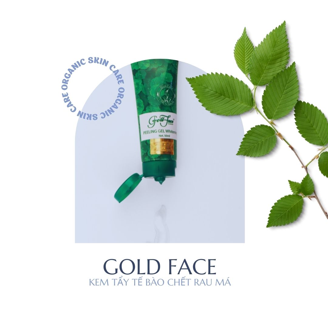 Kem Làm Sạch Tế Bào Da Chết Rau Má Gold Face 50ml