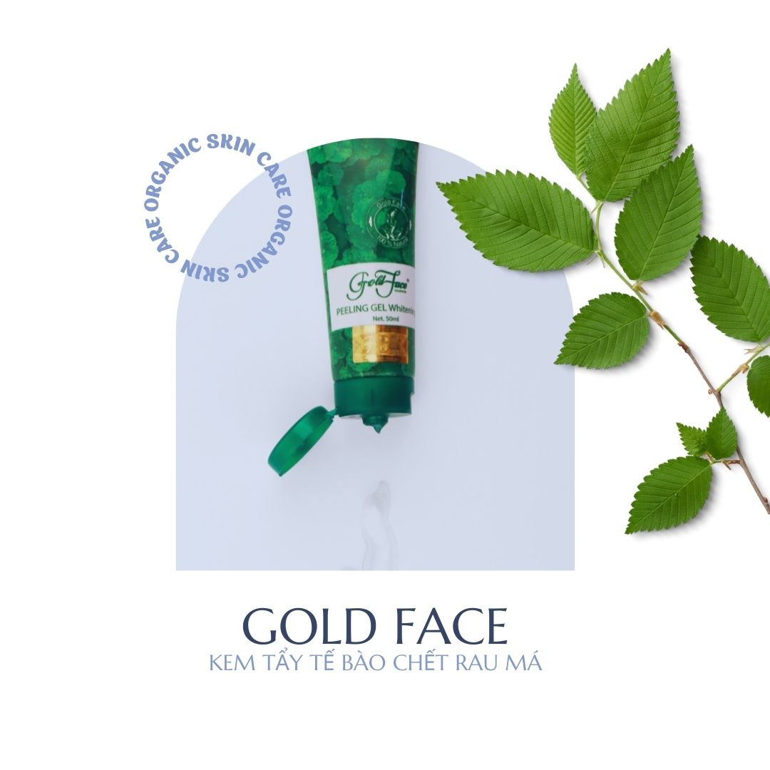 Kem Làm Sạch Tế Bào Da Chết Rau Má Gold Face (Peeling Gel) 50ml