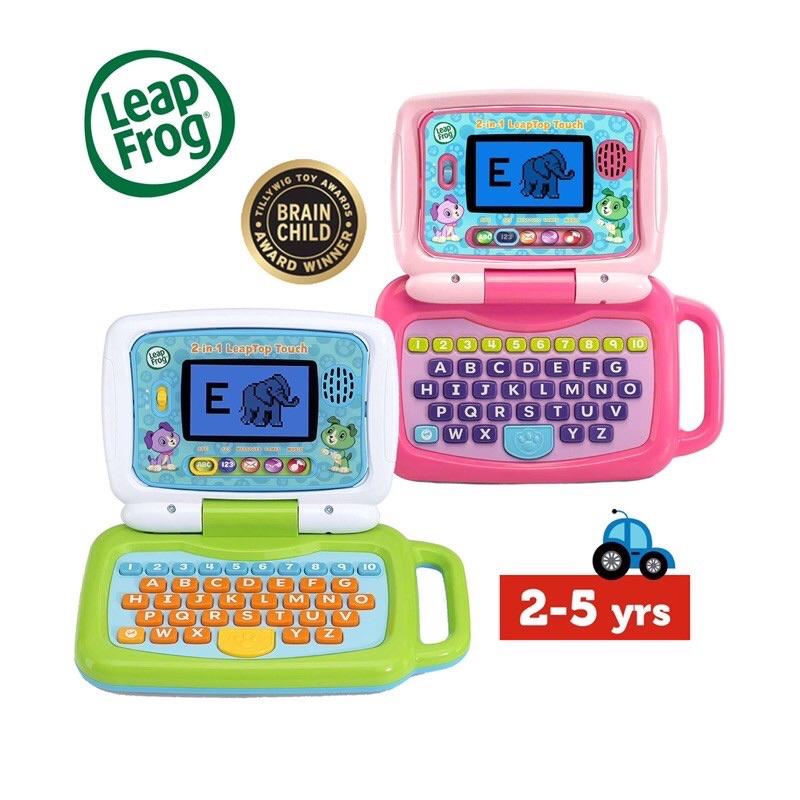 Laptop Leapfrog màn hình led cảm ứng 2in1 (xanh-hồng) Mỹ