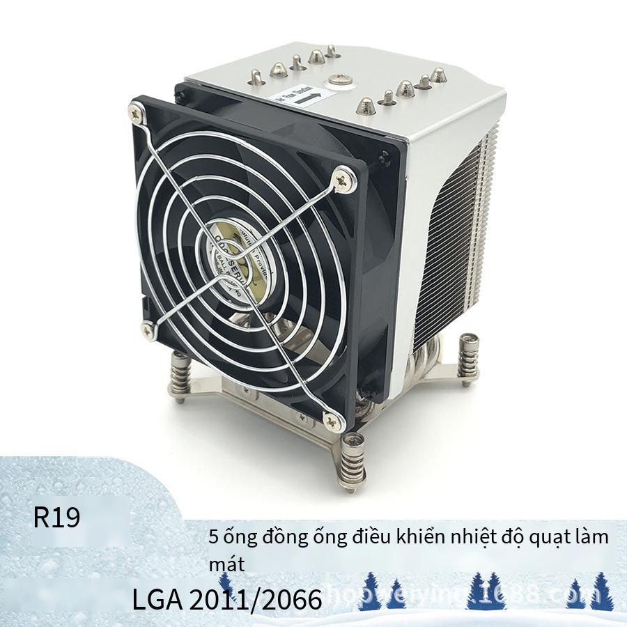 Đảm Bảo Chất Lượng Hỗ Trợ 115X/2011 4U Máy Chủ CPU 5 Ống Dẫn Nhiệt Máy Tính Để Bàn Tắt Tiếng Quạt Điều Khiển Nhiệt Độ
