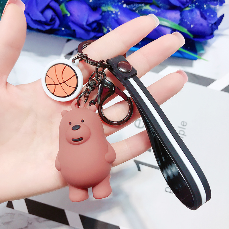Móc khóa 3 anh em gấu đáng yêu