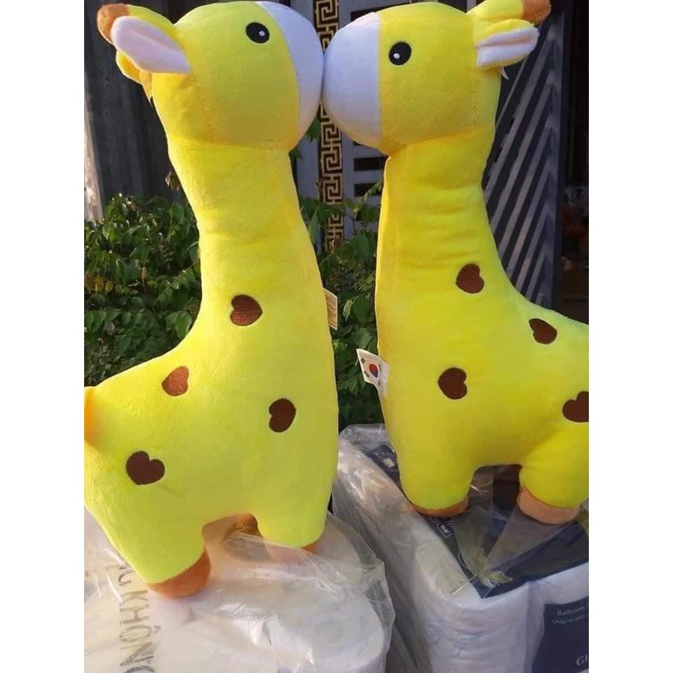 Thú bông Hươu cao cổ 50cm siêu mềm mịn