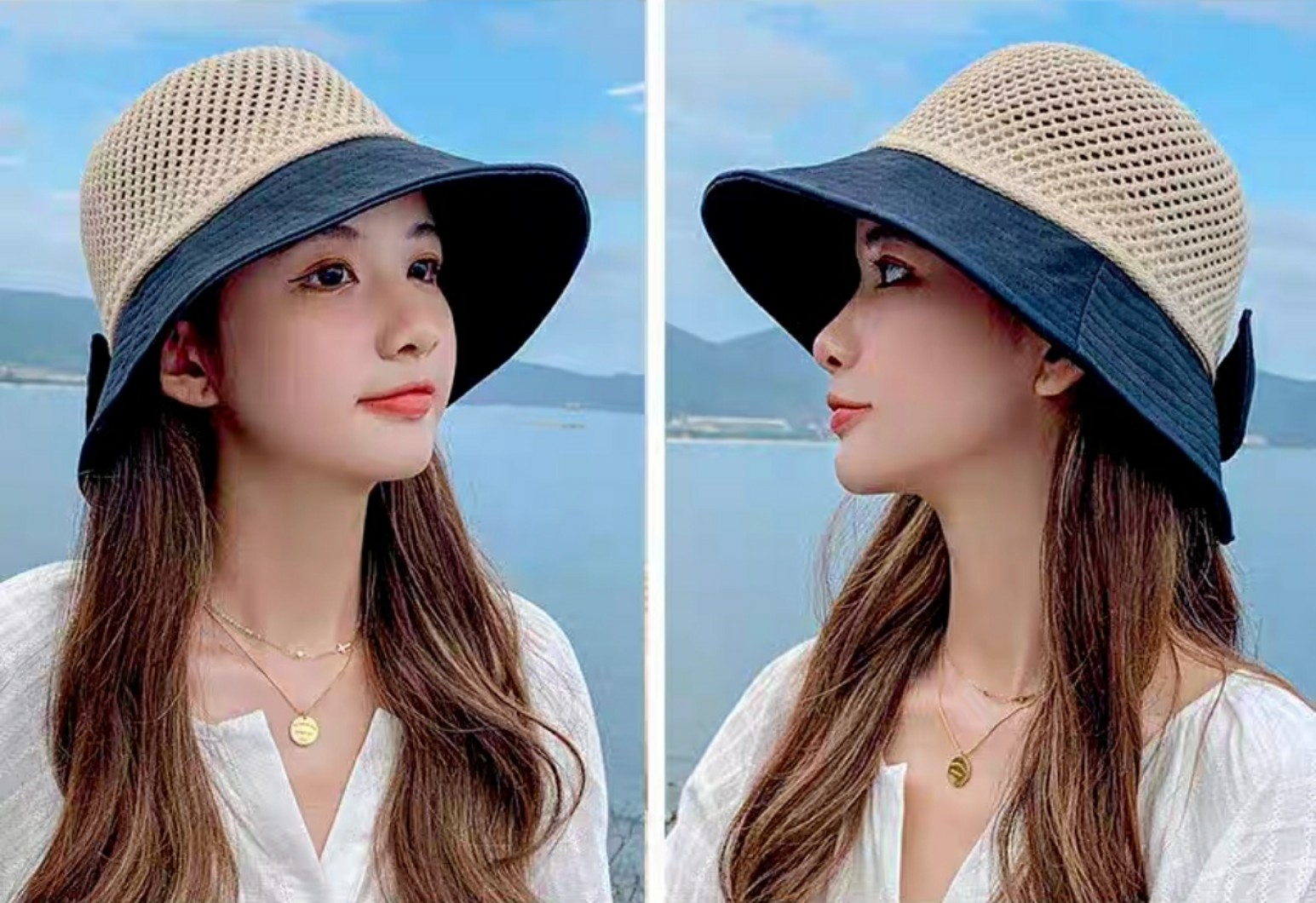 NÓN RỘNG VÀNH GẤP GỌN , MŨ RỘNG VÀNH ĐI BIỂN GẤP GỌN THỜI TRANG HÀN QUỐC Dona21060905