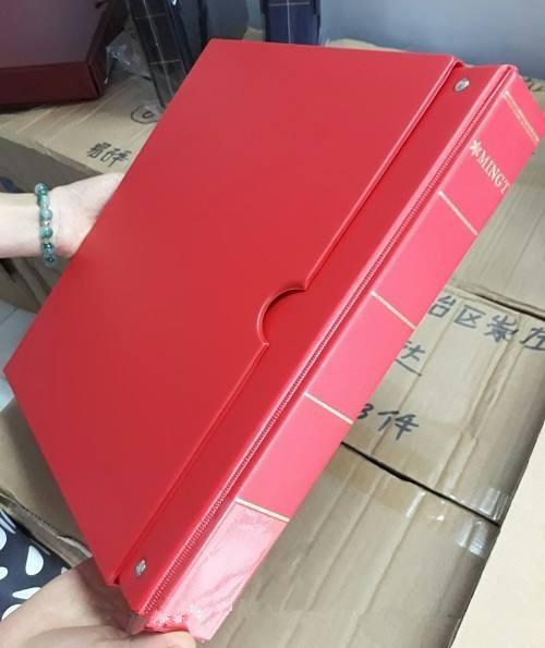 Bìa Album Có Hộp Vuông của PCCB Chứa Tiền Giấy Tiền Xu, Tem BA300