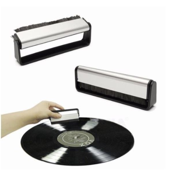Bộ dụng cụ làm sạch bụi bẩn đĩa than phono vinyl chống tĩnh điện