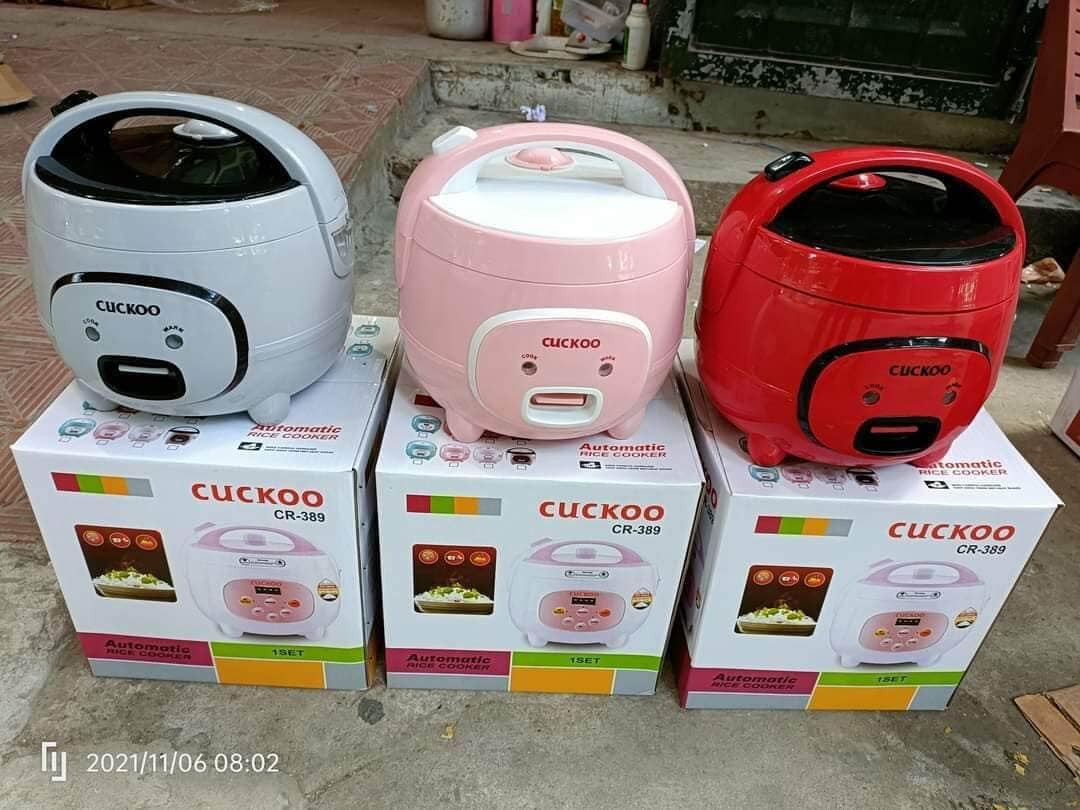 Nồi cơm điện mini Cuckoo 3D dung tích 1L 1,2L 1,8 hàn quốc lòng siêu dày - Giao mầu ngẫu nhiên
