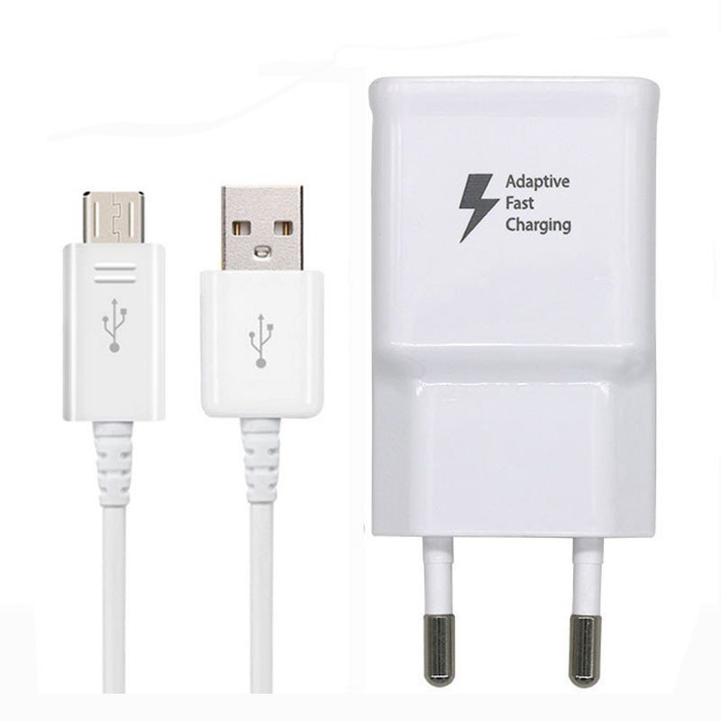 Bộ sạc nhanh Adapter Fast Charging dành cho các dòng máy Samsung dùng cáp Micro-USB