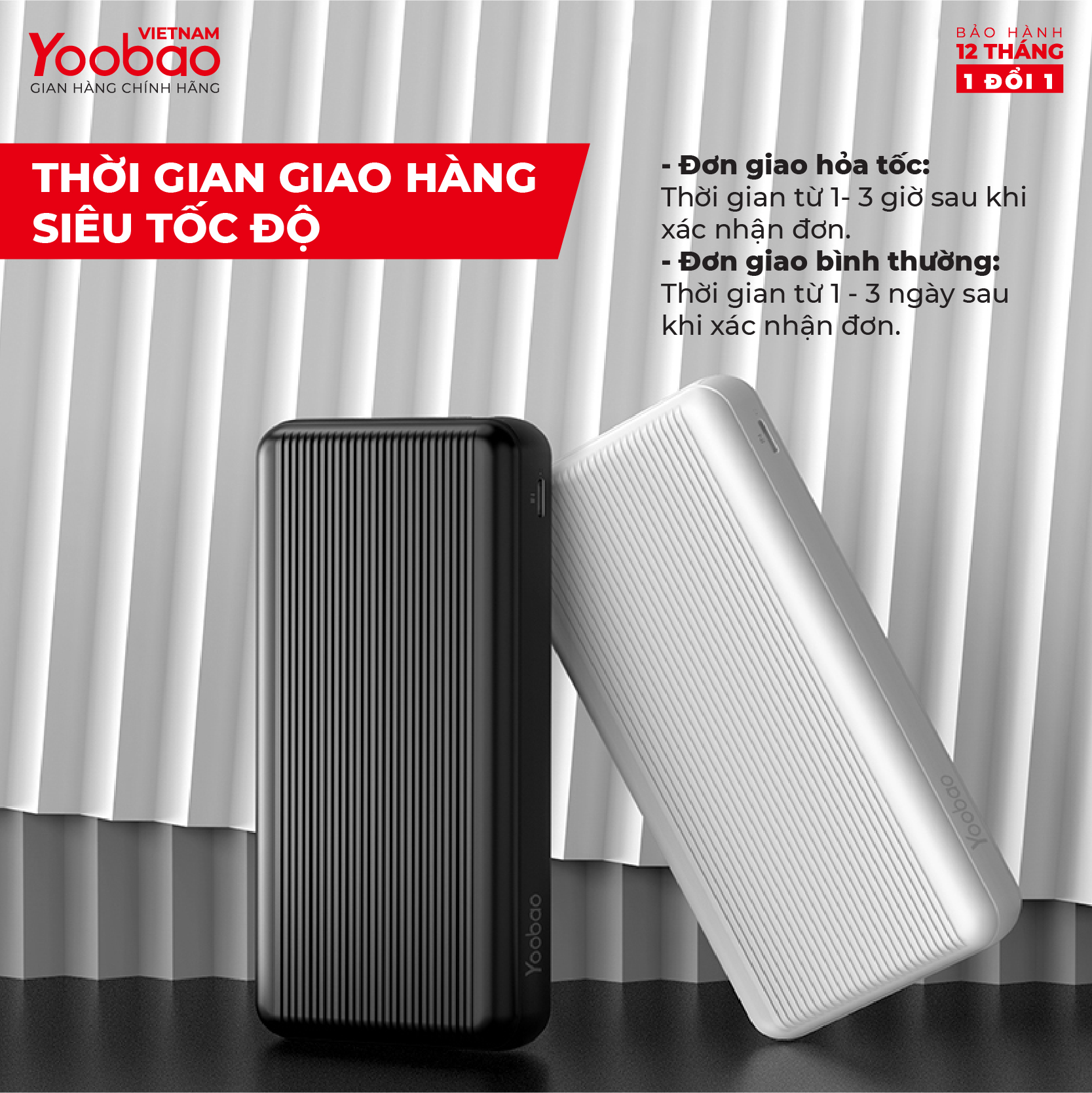 Sạc dự phòng 10000mAh Yoobao P10D Slim sạc nhanh PD Công suất 18W - Hàng chính hãng