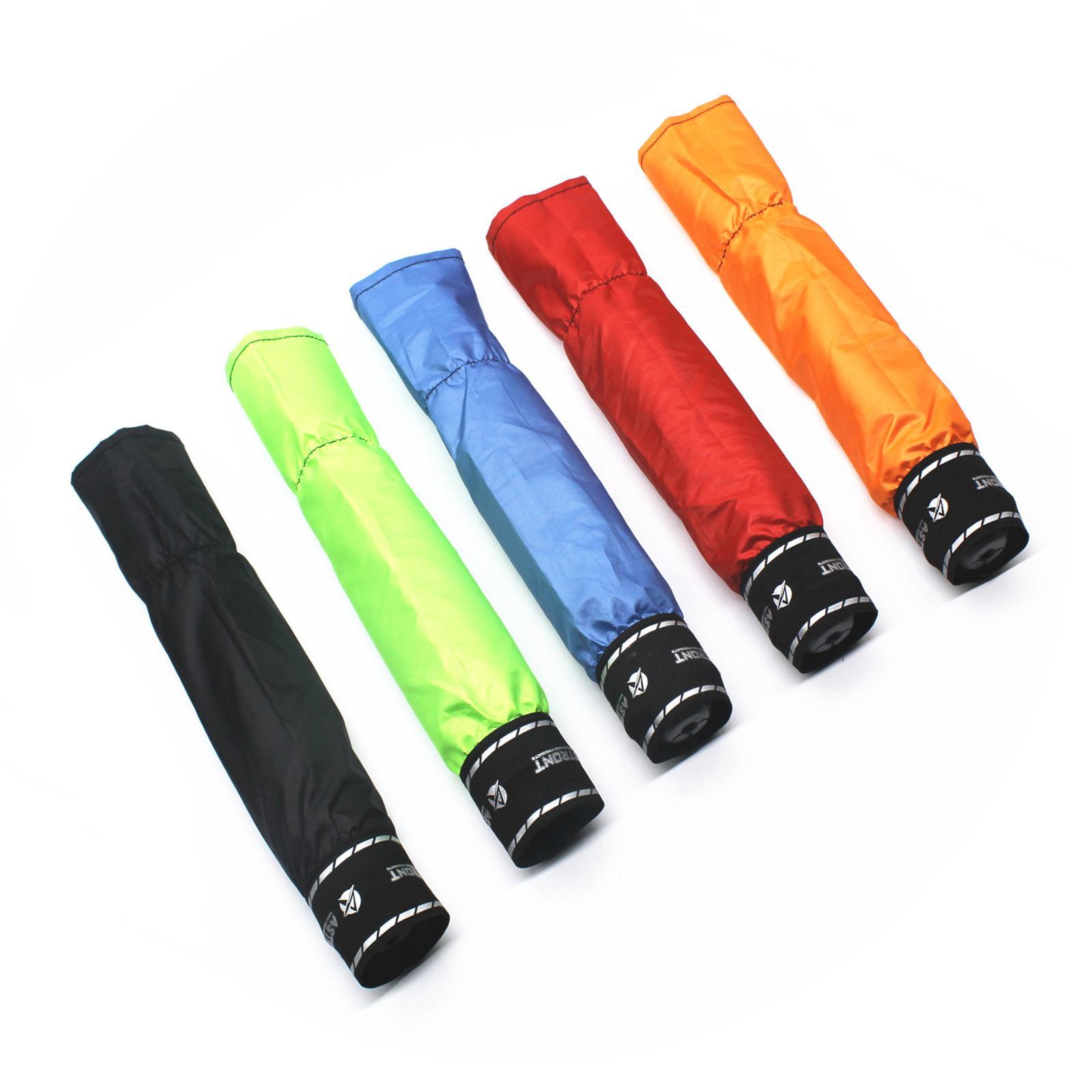 Universal Motorcycle Front Shock Absorber Dust Cover Wrap Boot Dust  Black