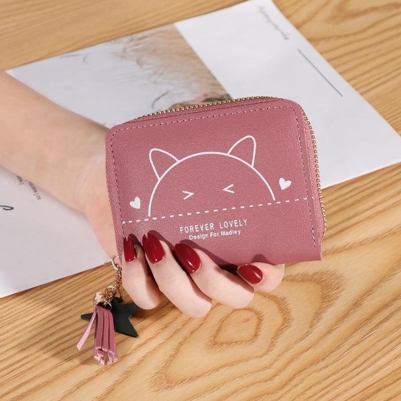 Ví Nữ Mini Ngắn Nhiều Ngăn Đựng Tiền Và Thẻ Tiện Lợi Cầm Tay Dễ Thương Nữ Tính Hàn Quốc - TVNN288 | Ví Cầm Tay Giá Rẻ