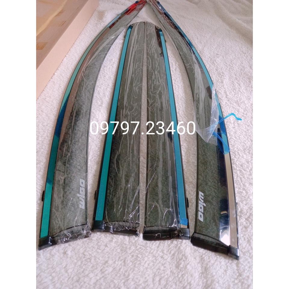 Vè che mưa Wigo 2018-2022 chỉ mạ inox, chất liệu dày và bền, có vi deo rivew sản phẩm