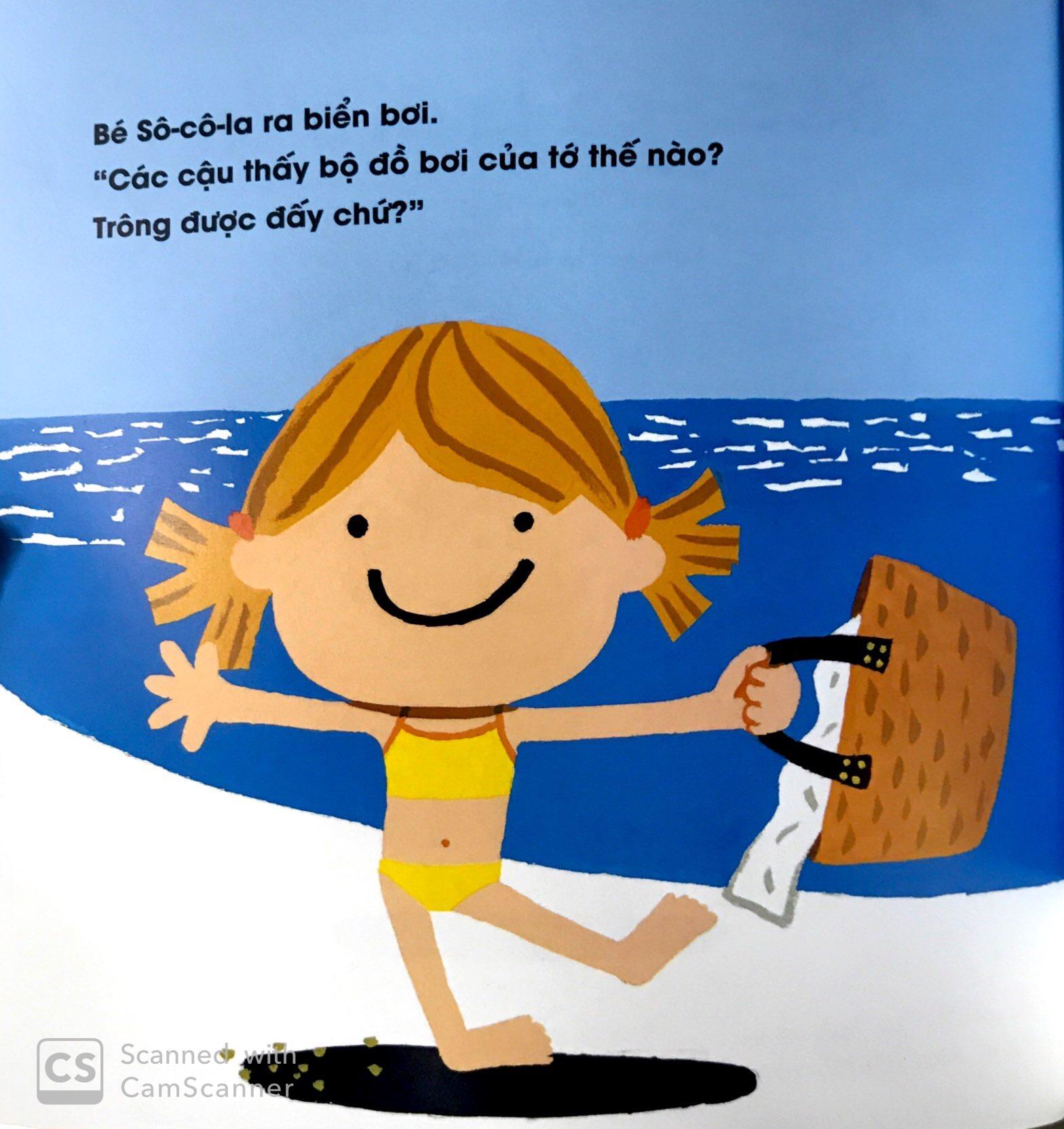Ehon - Mọt Sách Mogu - Bé Sô-Cô-La Đi Biển