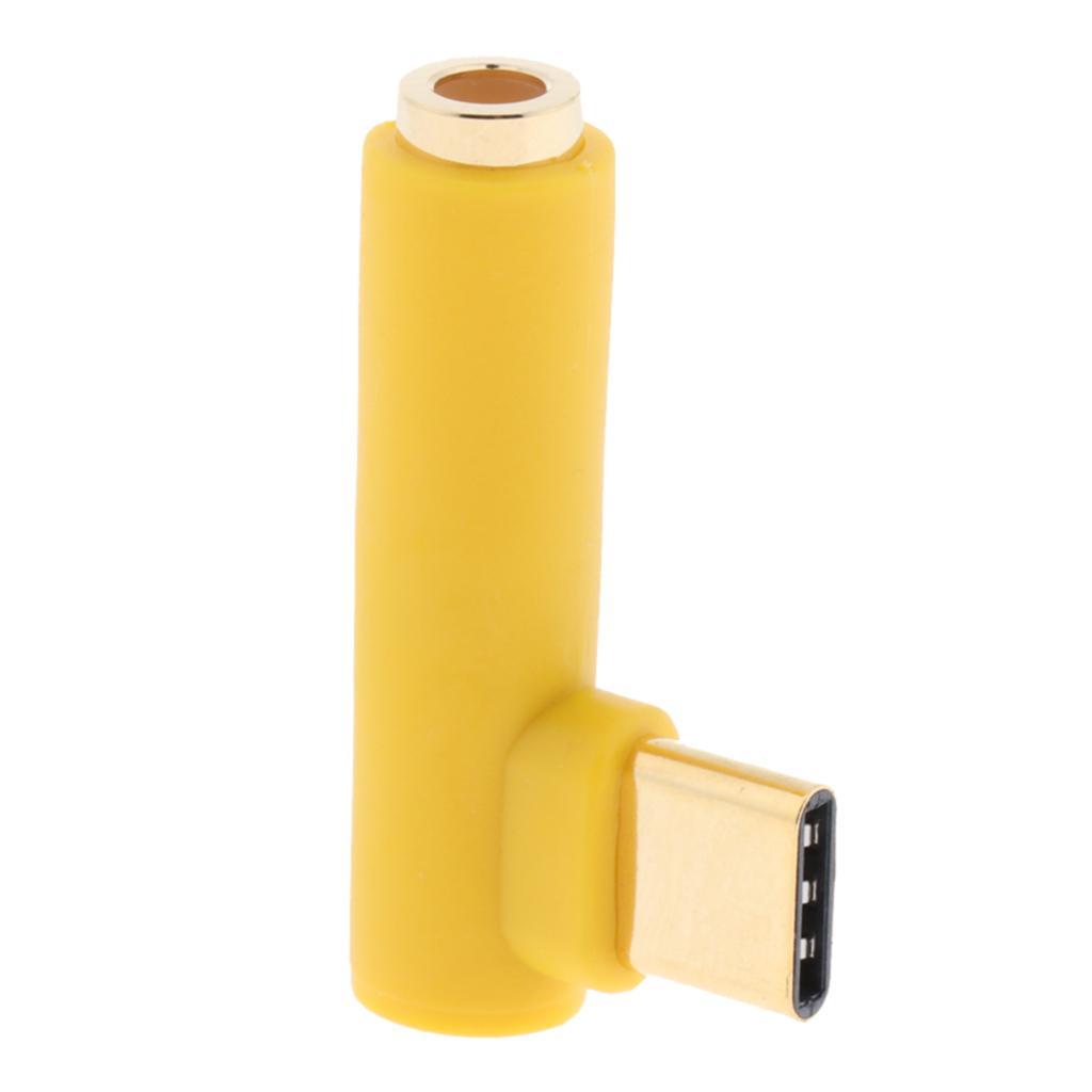 USB Type C Male to 3.5mm Earphone Female Audio Adapter for