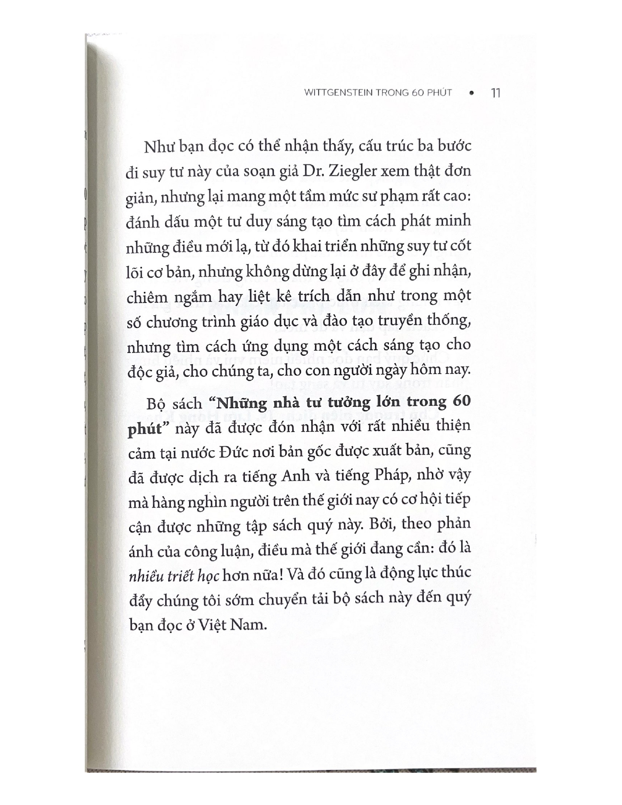 Những Nhà Tư Tưởng Lớn - Wittgenstein In 60 Minuten - Wittgenstein Trong 60 Phút – Vanlangbooks