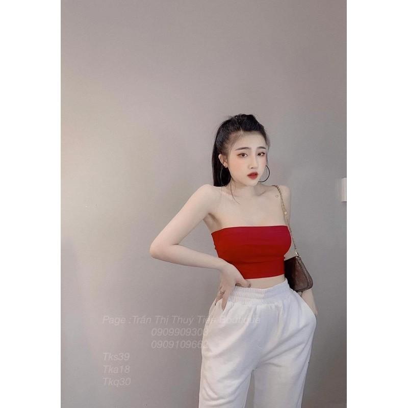 Áo ống croptop nhiều màu freesize dưới 53kg - Colory shop