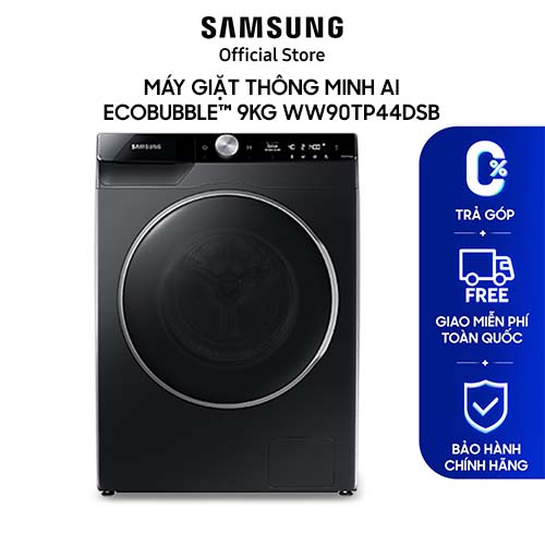 Máy giặt thông minh Samsung AI Ecobubble™ với Ngăn giặt xả tự động 9 kg WW90TP44DSB/SV - Giao toàn quốc