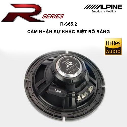 R-S65.2 Loa xe hơi đồng trục 2 chiều 6.5 inch chính hãng Alpine