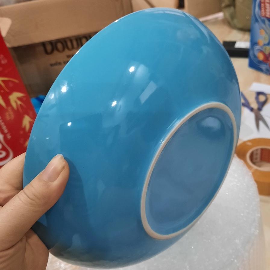 Đĩa sâu lòng màu xanh dương 24cm