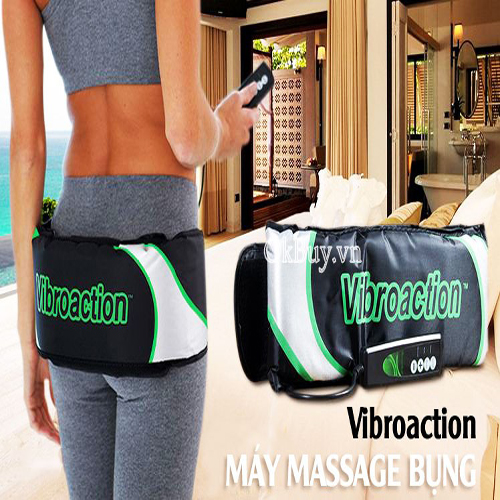 Đai Massage Bụng  Máy Mát Xa  VIBROACTION cao cấp MỸ