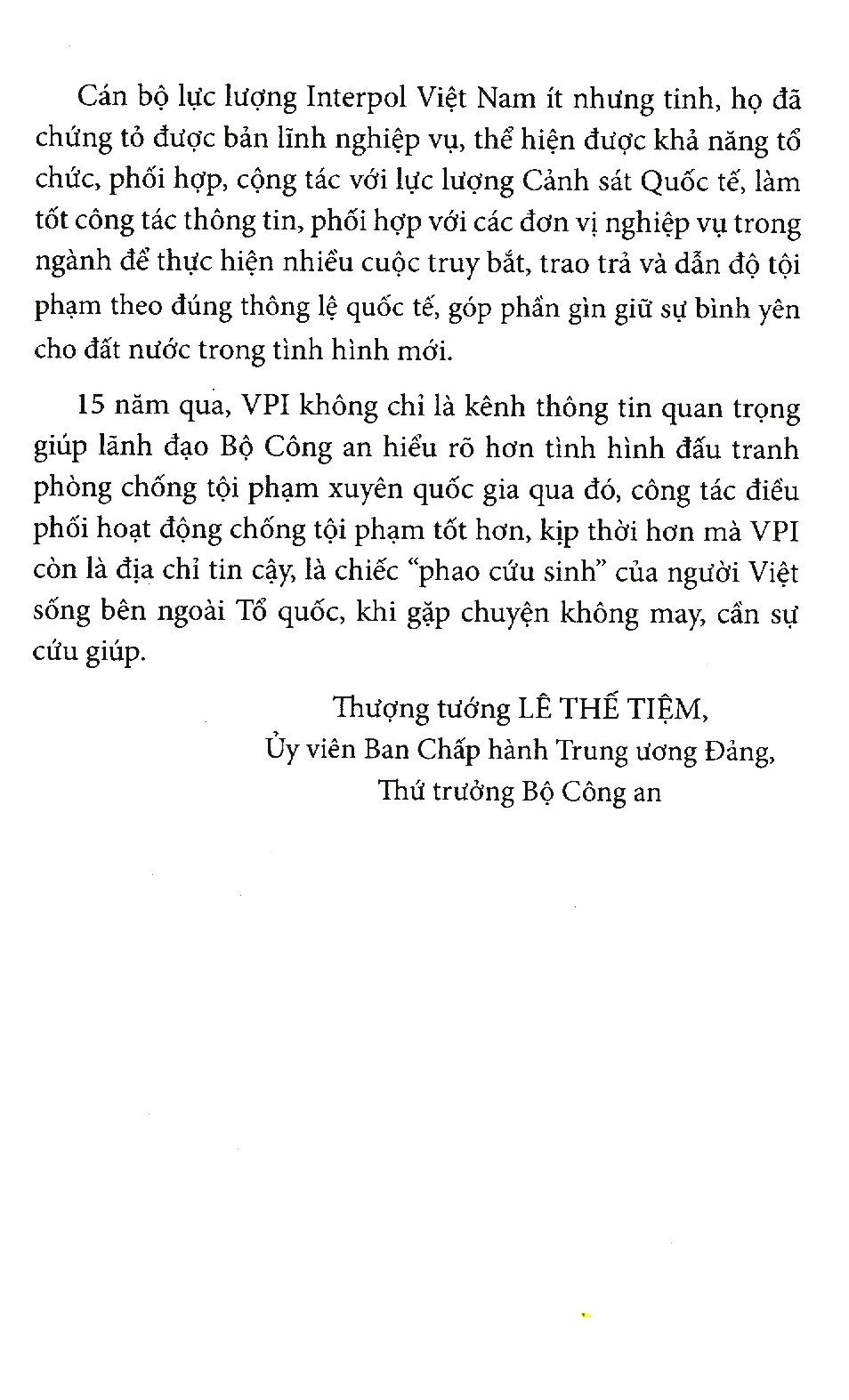 Interpol Việt Nam - Những Chiến Công VPI.COM