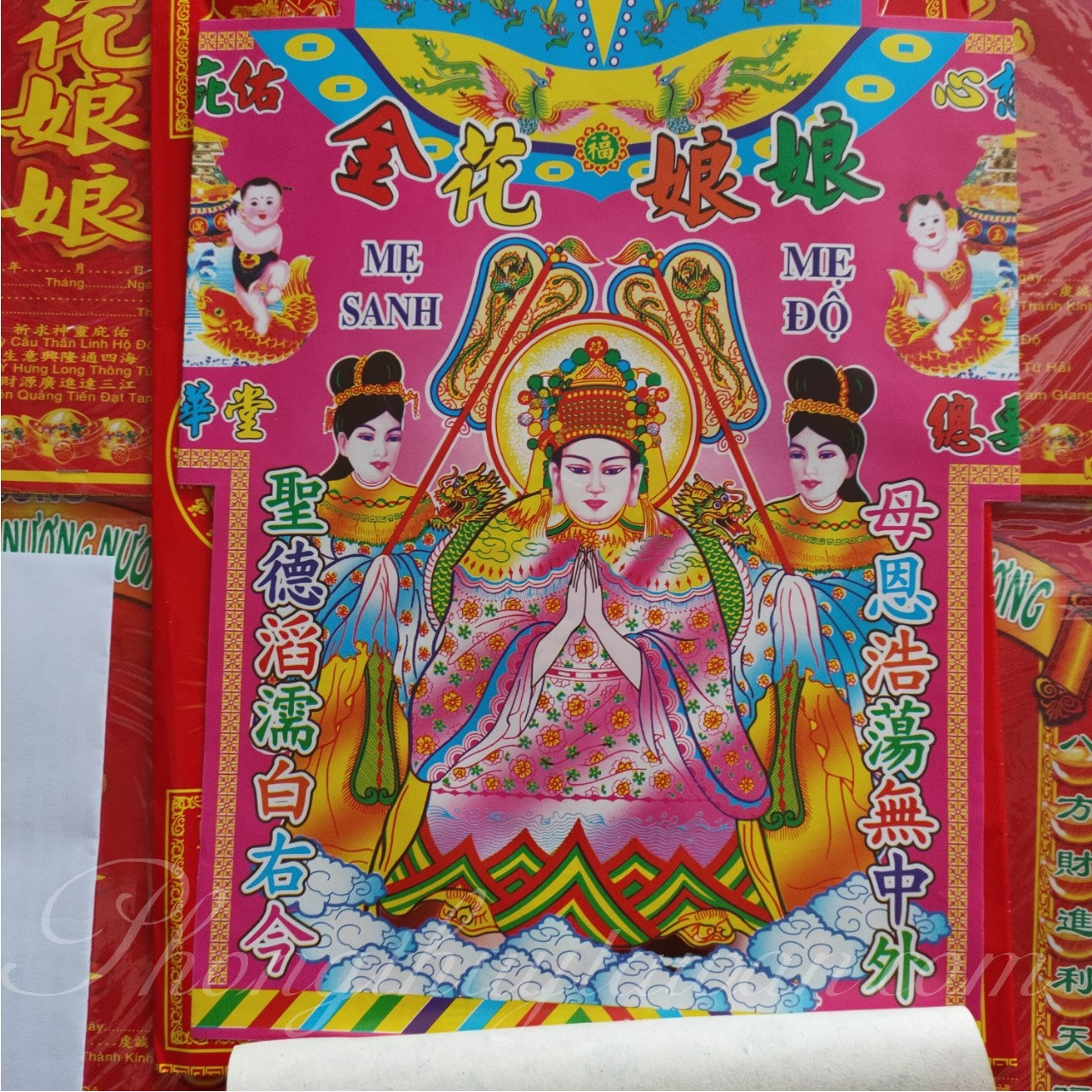Bộ giấy cúng Mẹ Cửu Thiên Huyền Nữ