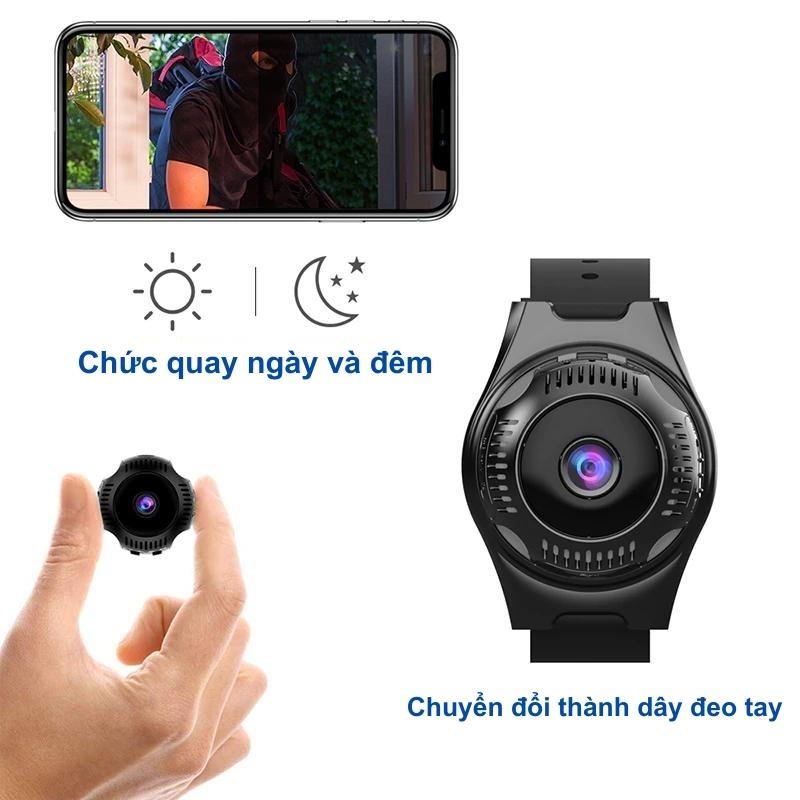 Camera mini siêu nhỏ QQ2 kết nối wifi xem từ xa FULL HD 4K