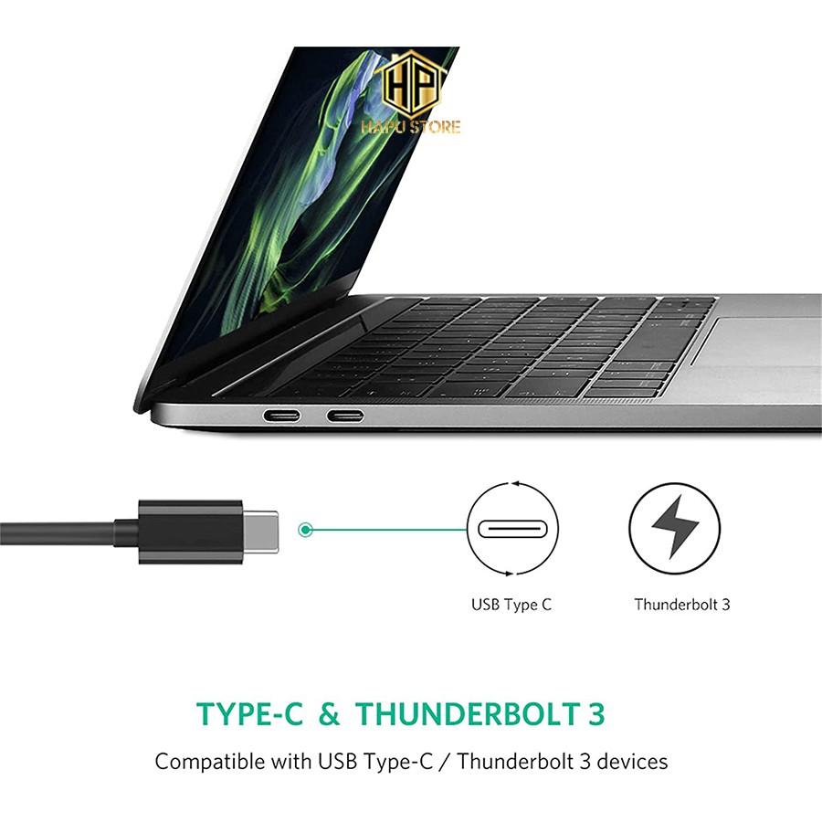 Cáp USB Type C to Lan Gigabit 10/100/1000Mbps Ugreen 50307 chính hãng - Hàng Chính Hãng